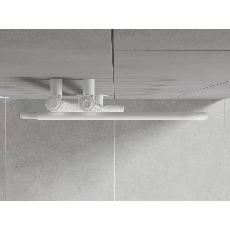 Mexen Kiso dekorativní koupelnový radiátor 1250 x 500 mm, 256 W, bílý - W114-1250-500-00-20