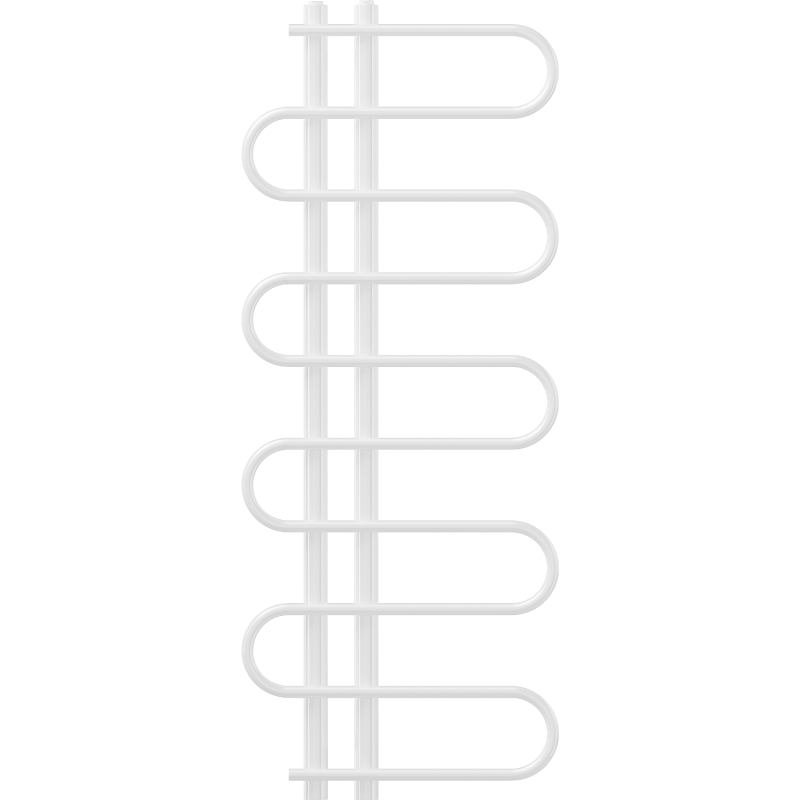Mexen Kiso dekorativní koupelnový radiátor 1250 x 500 mm, 256 W, bílý - W114-1250-500-00-20