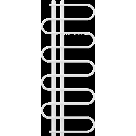 Mexen Kiso koupelnový radiátor 1250 x 500 mm, 256 W, bílý - W114-1250-500-00-20