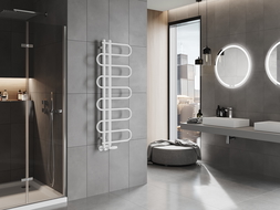 Mexen Kiso dekorativní koupelnový radiátor 1250 x 500 mm, 256 W, bílý - W114-1250-500-00-20