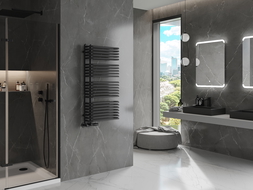 Mexen Amor koupelnový radiátor 1000 x 500 mm, 809 W, černý - W120-1000-500-00-70