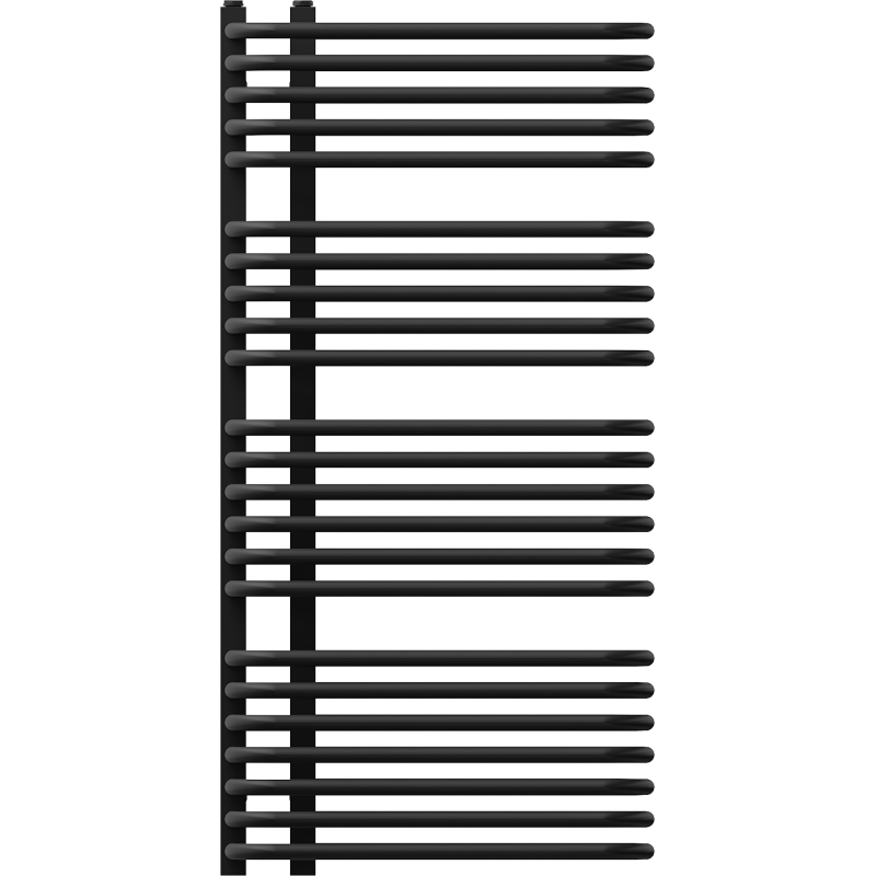 Mexen Amor koupelnový radiátor 1000 x 500 mm, 809 W, černý - W120-1000-500-00-70