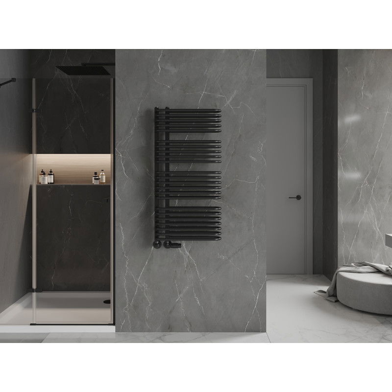 Mexen Amor koupelnový radiátor 1000 x 500 mm, 809 W, černý - W120-1000-500-00-70