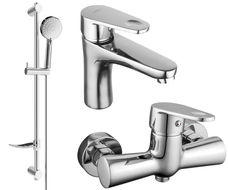 Mexen Kama DF75 sprchová sada, chrom - 72504DF75-00