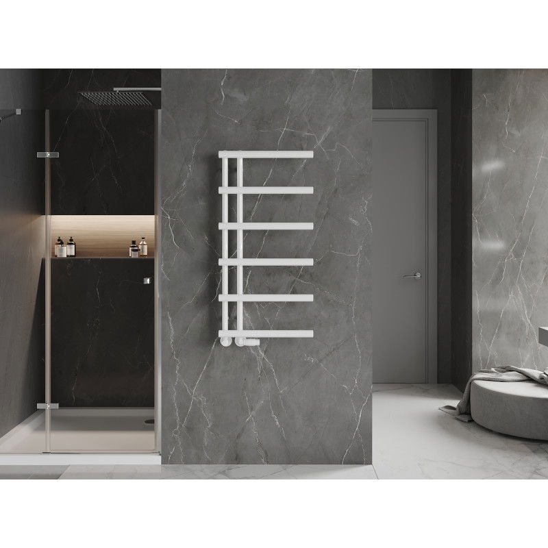 Mexen Jukon dekorativní koupelnový radiátor 988 x 500 mm, 461 W, bílý - W116-0988-500-00-20