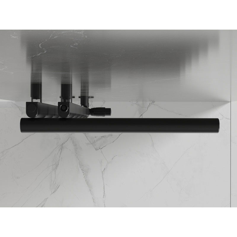 Mexen Jukon dekorativní koupelnový radiátor 988 x 500 mm, 461 W, černý - W116-0988-500-00-70