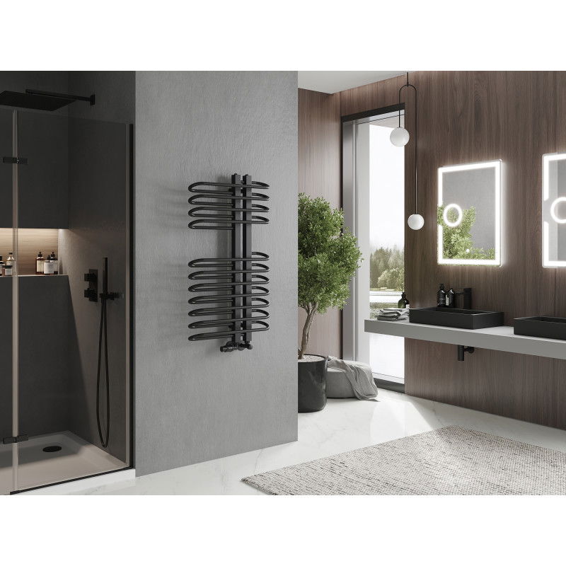 Mexen Ops koupelnový radiátor 1000 x 550 mm, 517 W, černý - W122-1000-550-00-70