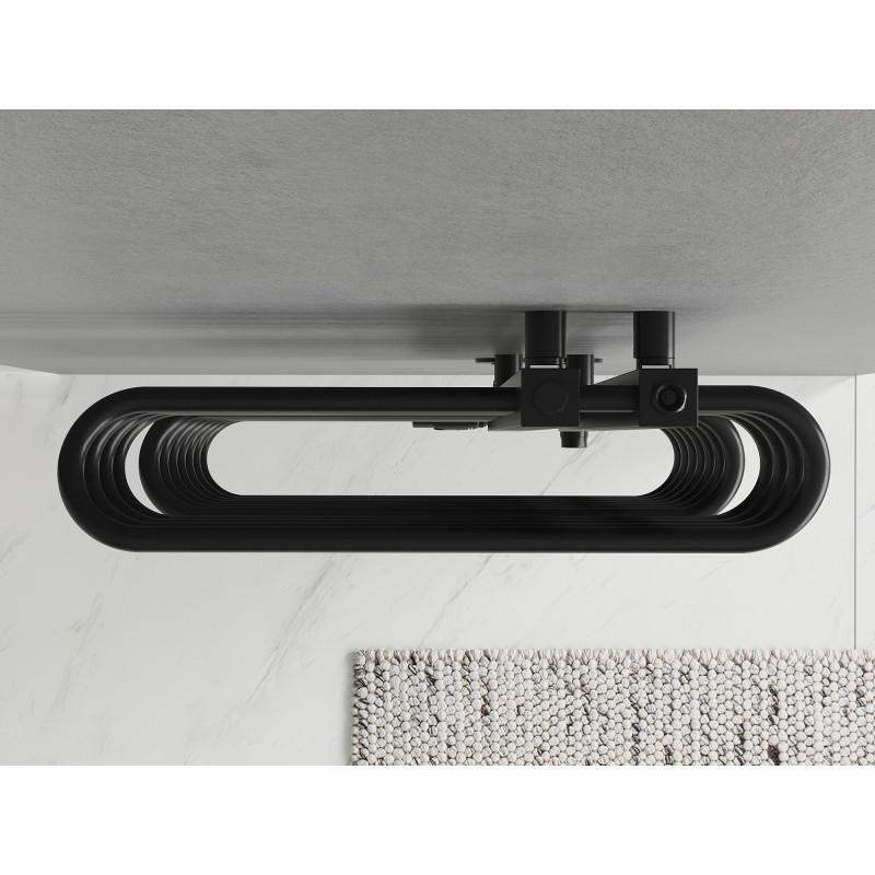 Mexen Ops koupelnový radiátor 1300 x 550 mm, 694 W, černý - W122-1300-550-00-70