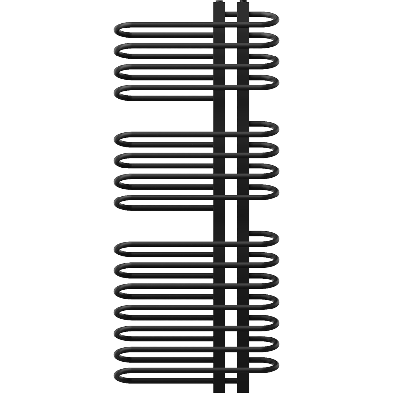 Mexen Ops radiátor koupelnový 1300 x 550 mm, 694 W, černý - W122-1300-550-00-70