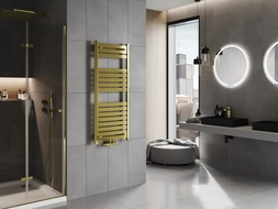 Mexen Uran koupelnový radiátor 1200 x 500 mm, 422 W, zlatý - W105-1200-500-00-50