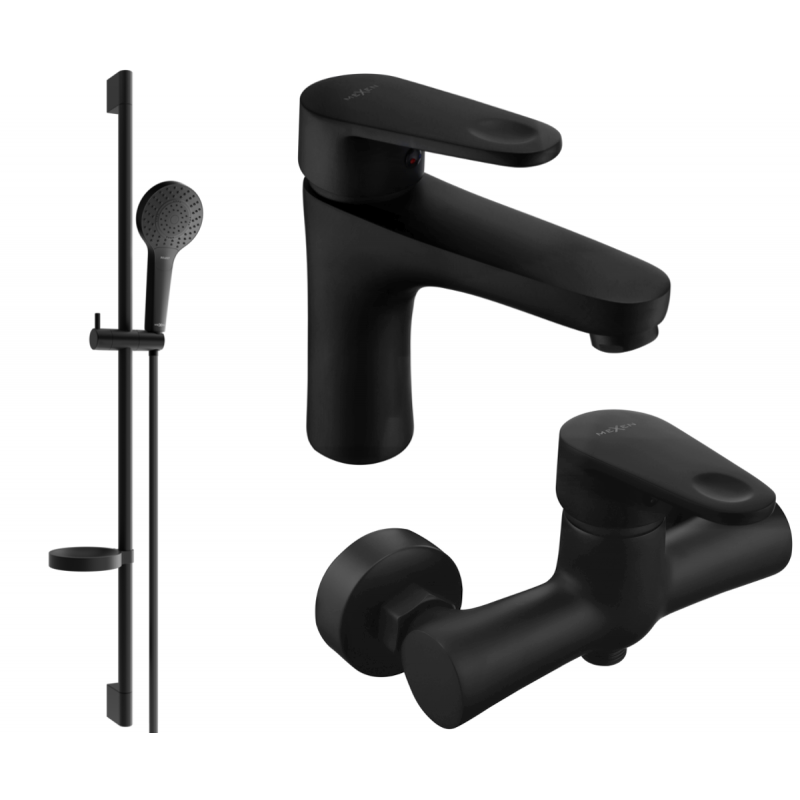 Mexen Kama DS05 sprchová sada, černá - 72504DS05-70