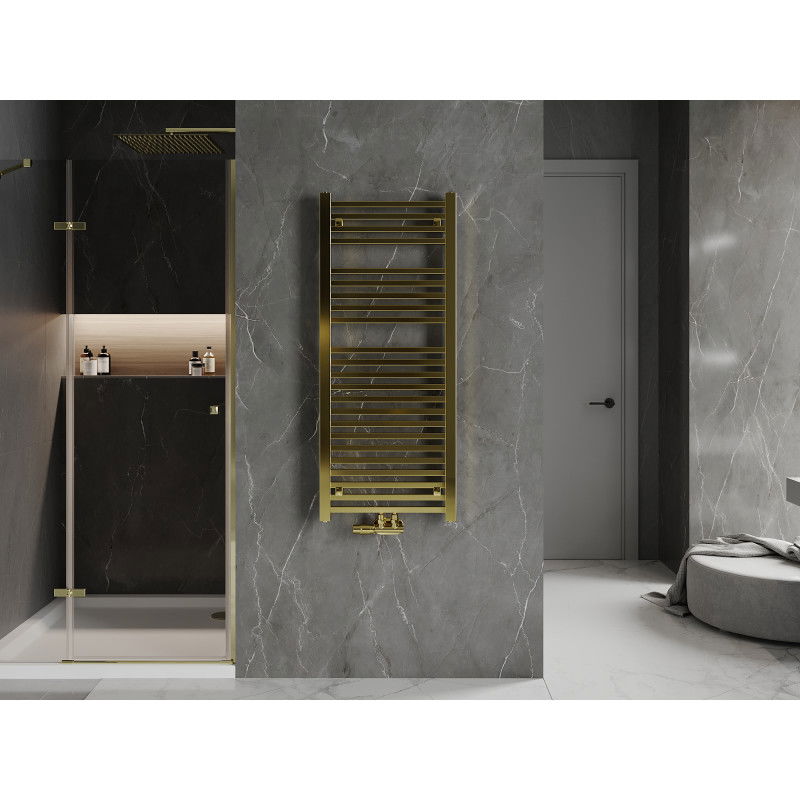 Mexen Pluton koupelnový radiátor 1200 x 500 mm, 493 W, zlatý - W106-1200-500-00-50