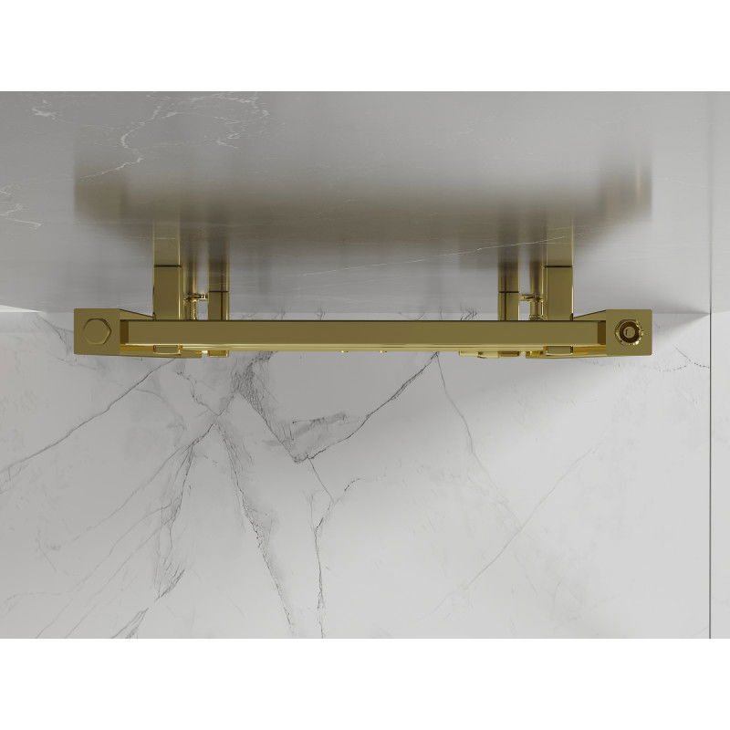 Mexen Pluton koupelnový radiátor 1200 x 500 mm, 493 W, zlatý - W106-1200-500-00-50