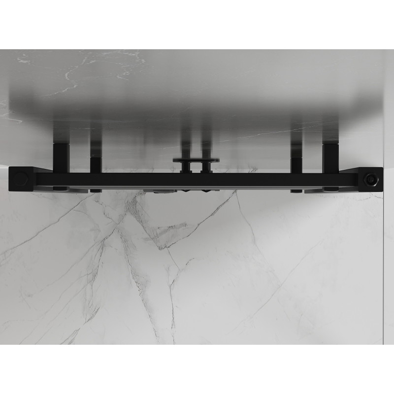 Mexen Pluton koupelnový radiátor 1450 x 600 mm, 835 W, černý - W106-1450-600-00-70