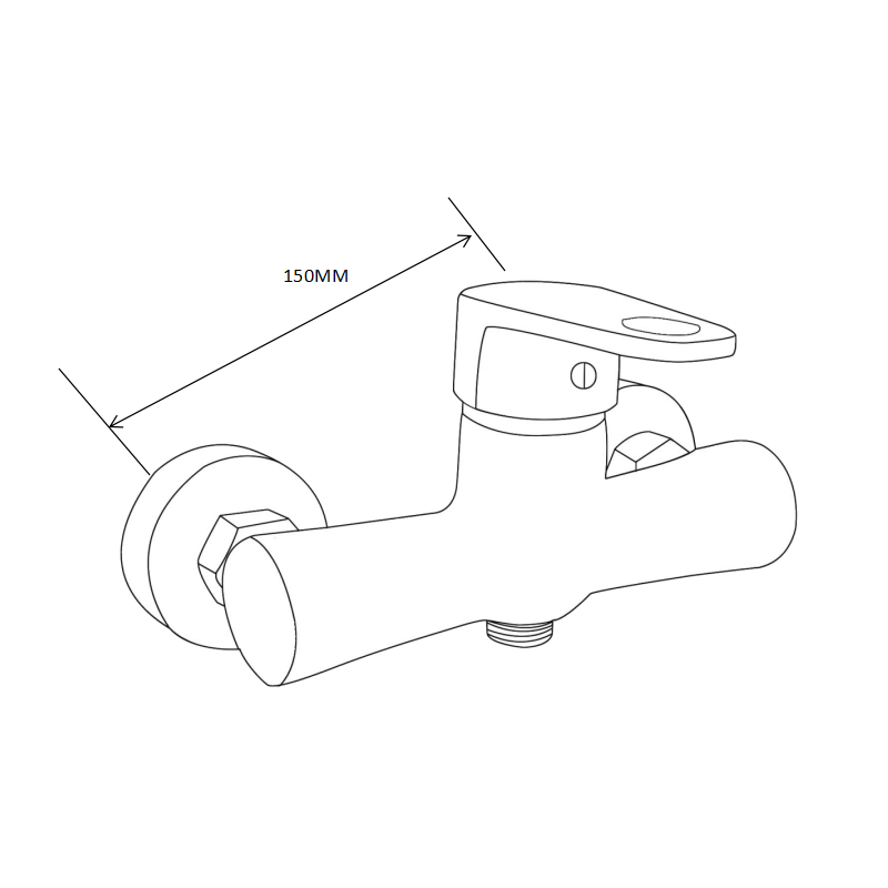 Mexen Kama DS75 sprchová sada, chrom - 72504DS75-00