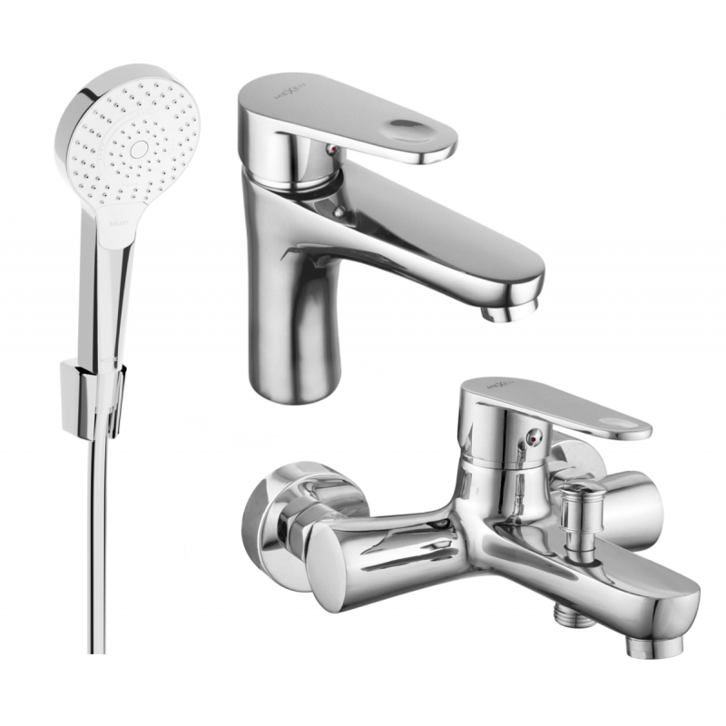 Mexen Kama R05 sada na vanu, chrom - 72503R05-00