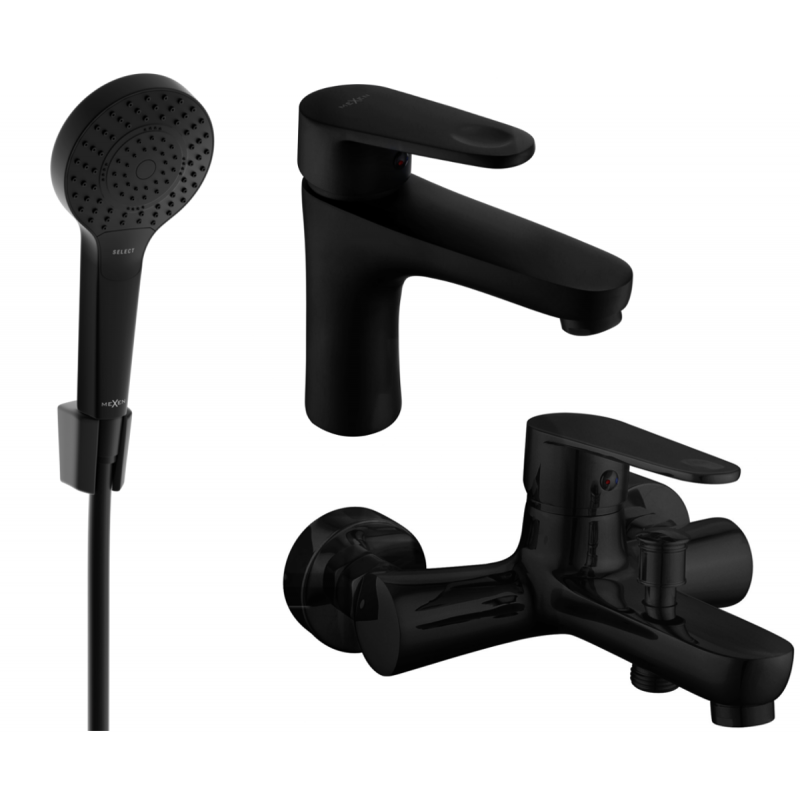 Mexen Kama R05 koupelnová sada, černá - 72503R05-70