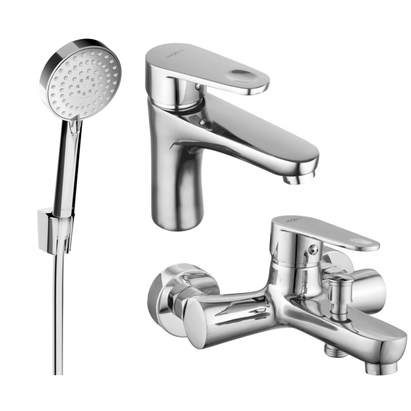 Mexen Kama R75 vanová sada, chrom - 72503R75-00