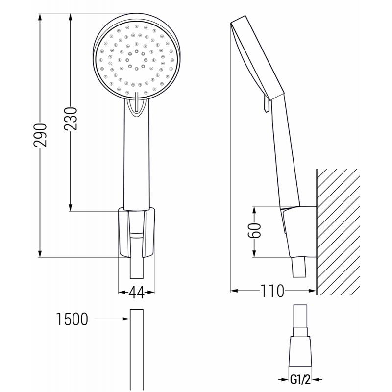 Mexen Kama R75 sada vanových baterií, černá - 72503R75-70