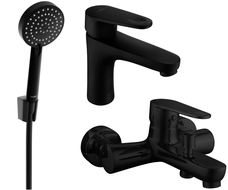 Mexen Kama R75 koupelnová souprava, černá - 72503R75-70