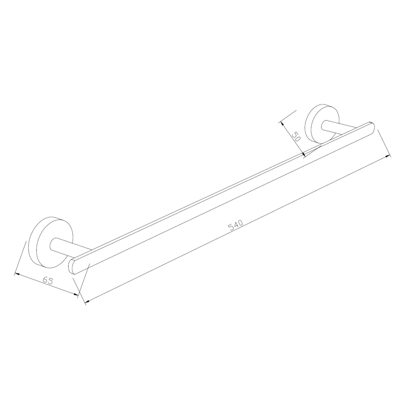 Mexen Loft držák na ručník, chrom - 7012624-00