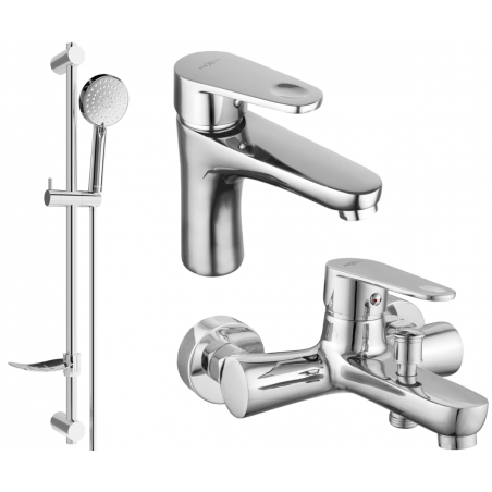 Mexen Kama DF75 koupelnová souprava, chrom - 72503DF75-00