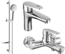 Mexen Kama DF75 vanová sada, chrom - 72503DF75-00