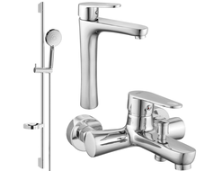Mexen Kama DS75 vanový set, chrom - 72513DS75-00