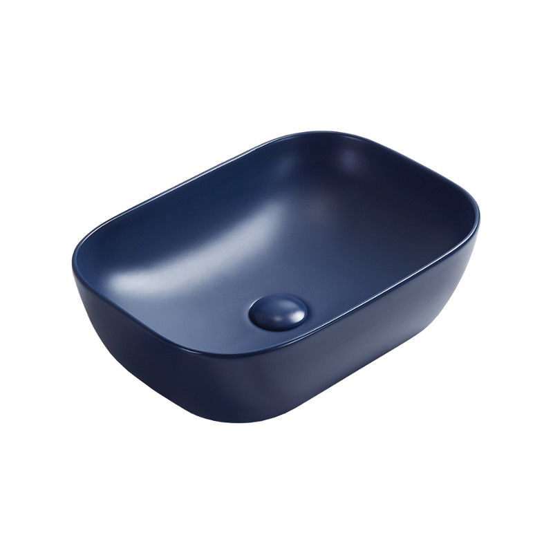 Mexen Rita umyvadlo na desku 45 x 32 cm, modrá matná - 21084542