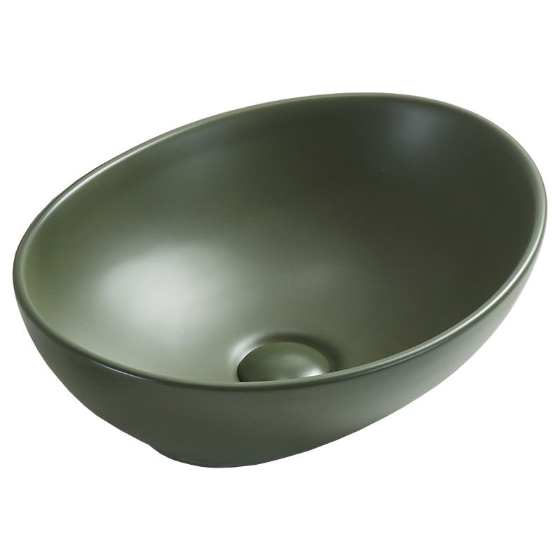 Mexen Elza umyvadlo na desku 40 x 33 cm, khaki mat - 21014043