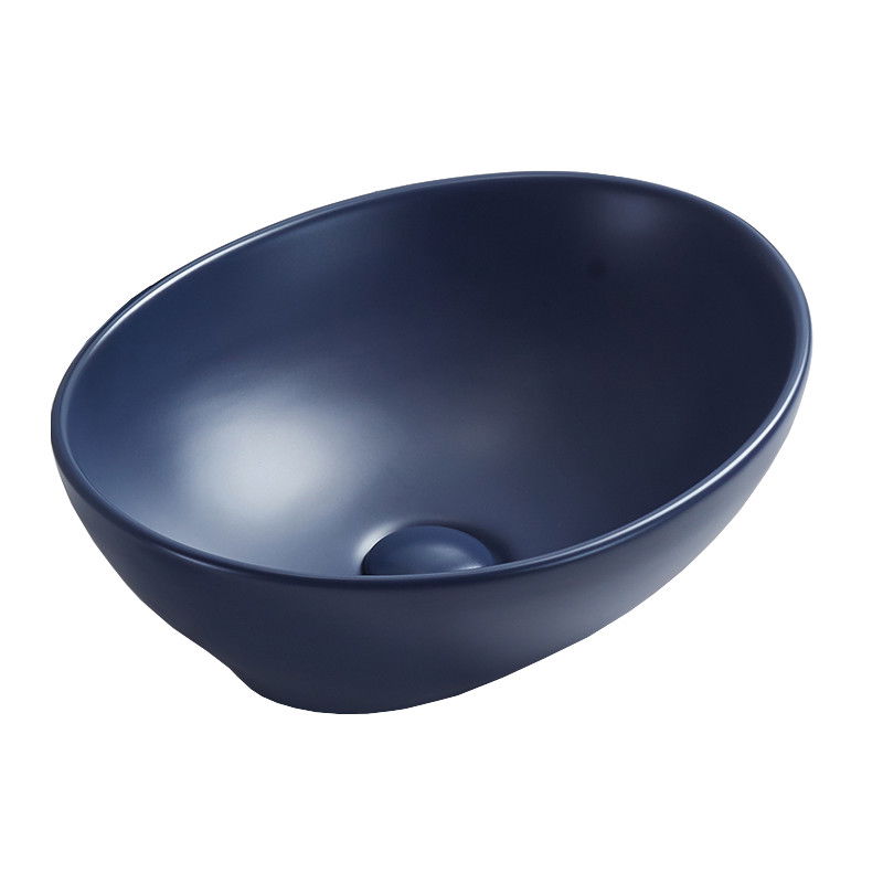 Mexen Elza umyvadlo na desku 40 x 33 cm, modrá mat - 21014042