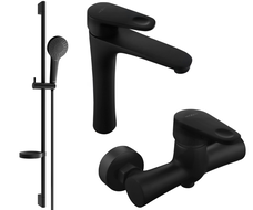 Mexen Kama DS05 sprchová sada, černá - 72514DS05-70