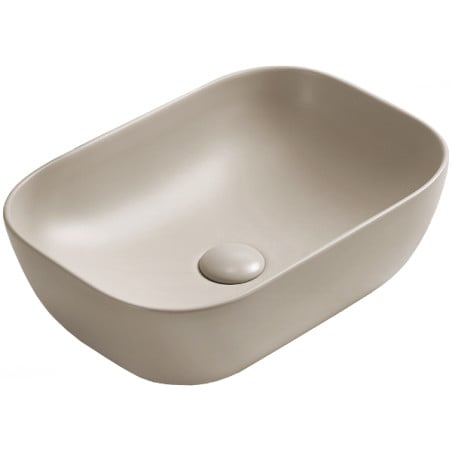 Mexen Rita umyvadlo na desku 45 x 32 cm, béžová mat - 21084566