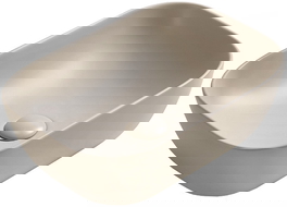 Mexen Rita umyvadlo na desku 45 x 32 cm, béžová mat - 21084566