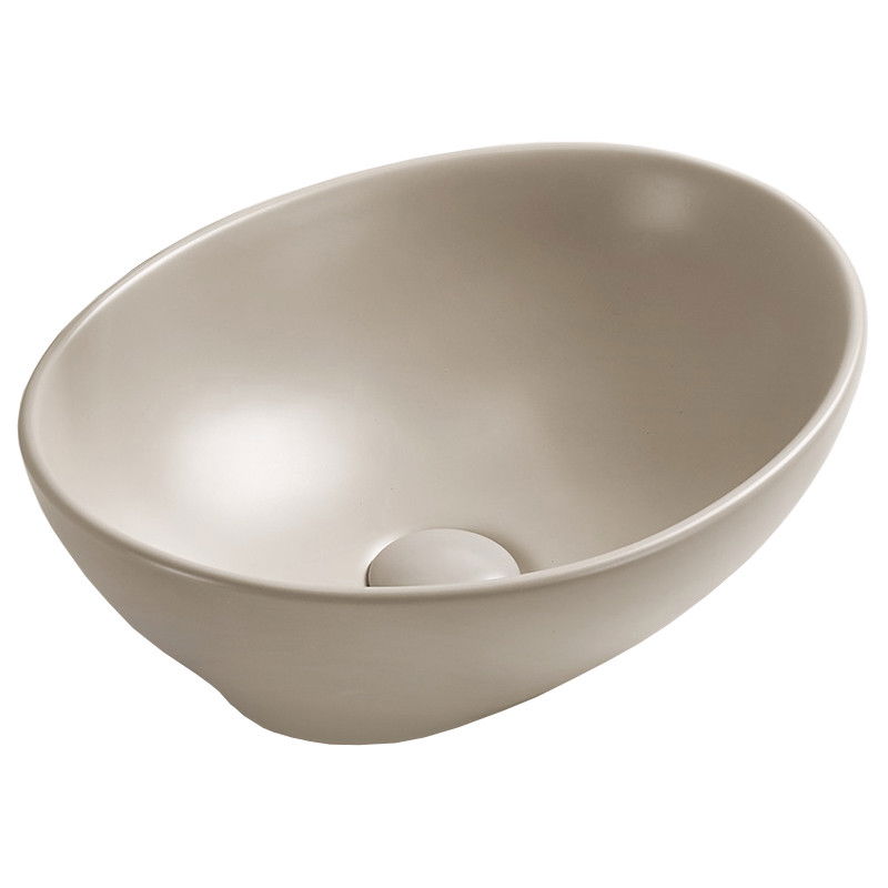 Mexen Elza umyvadlo na desku 40 x 33 cm, béžová mat - 21014066