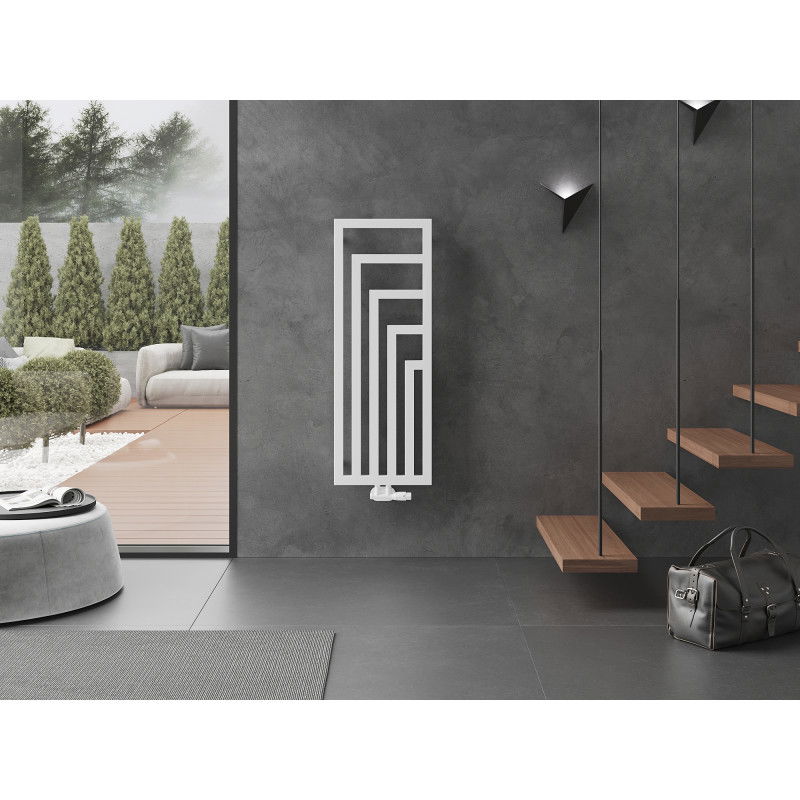 Mexen Alaska dekorativní radiátor 1216 x 440 mm, 542 W, bílý - W205-1216-440-00-20