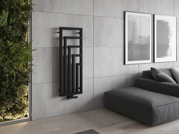 Mexen Alaska designový radiátor 1216 x 440 mm, 549 W, Černá - W205-1216-440-00-70