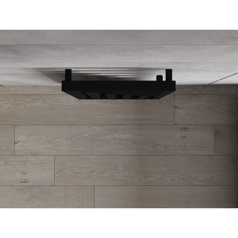 Mexen Alaska dekorativní radiátor 1216 x 440 mm, 542 W, černý - W205-1216-440-00-70