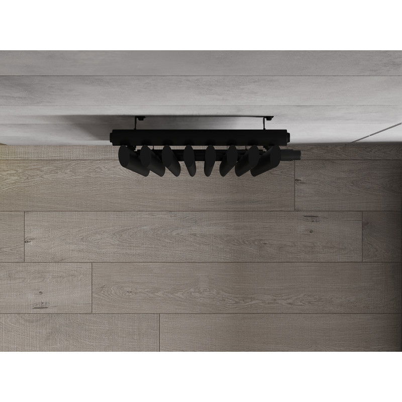 Mexen Atlanta dekorativní radiátor 1200 x 405 mm, 646 W, černý - W211-1200-405-00-70