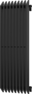 Mexen Aurora dekorativní radiátor 1200 x 450 mm, 917 W, černý - W212-1200-450-00-70