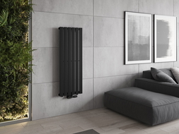 Mexen Boston designový radiátor 1200 x 452 mm, 611 W, Černá - W213-1200-452-00-70