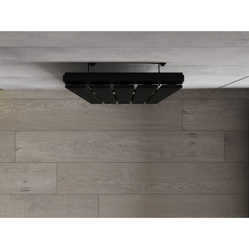 Mexen Boston dekorativní radiátor 1800 x 376 mm, 740 W, černý - W213-1800-376-01-70