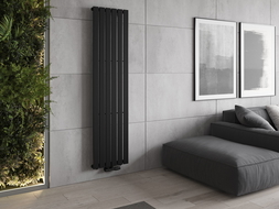 Mexen Boston designový radiátor 1800 x 452 mm, 888 W, Černá - W213-1800-452-00-70