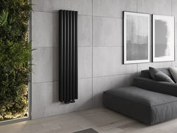 Mexen Dallas designový radiátor 1600 x 360 mm, 1039 W, Černá - W214-1600-360-00-70