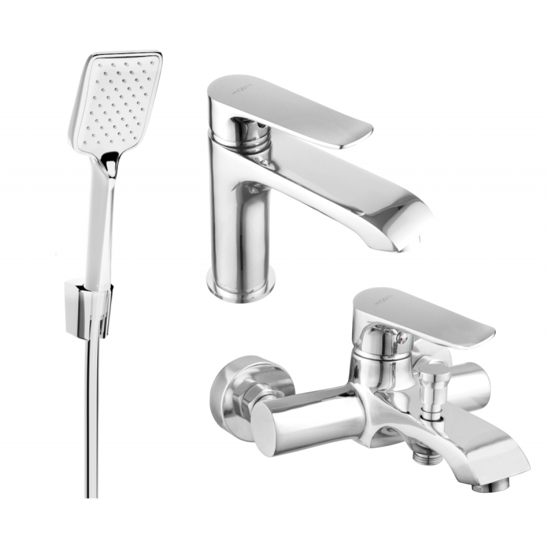 Mexen Pecos R62 sada vanová, chrom - 72703R62-00