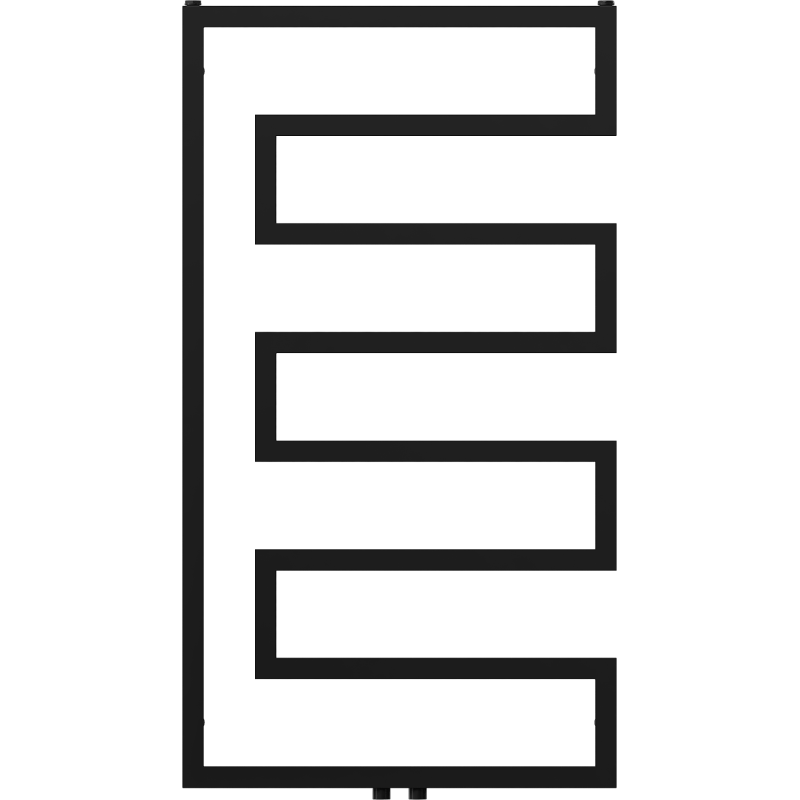 Mexen Floryda dekorativní radiátor 1080 x 600 mm, 358 W, černý - W206-1080-600-00-70