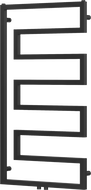 Mexen Floryda dekorativní radiátor 1080 x 600 mm, 358 W, černý - W206-1080-600-00-70