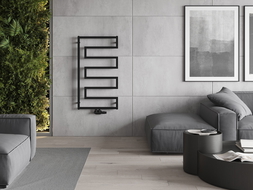Mexen Floryda designový radiátor 1080 x 600 mm, 358 W, Černá - W206-1080-600-00-70