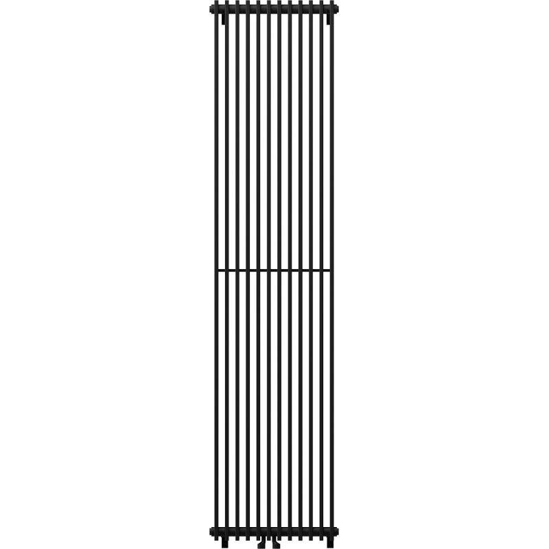 Mexen Kansas dekorativní radiátor 1800 x 420 mm, 1242 W, černý - W204-1800-420-00-70