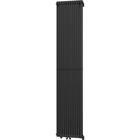 Mexen Kansas dekorativní radiátor 1800 x 420 mm, 1242 W, černý - W204-1800-420-00-70